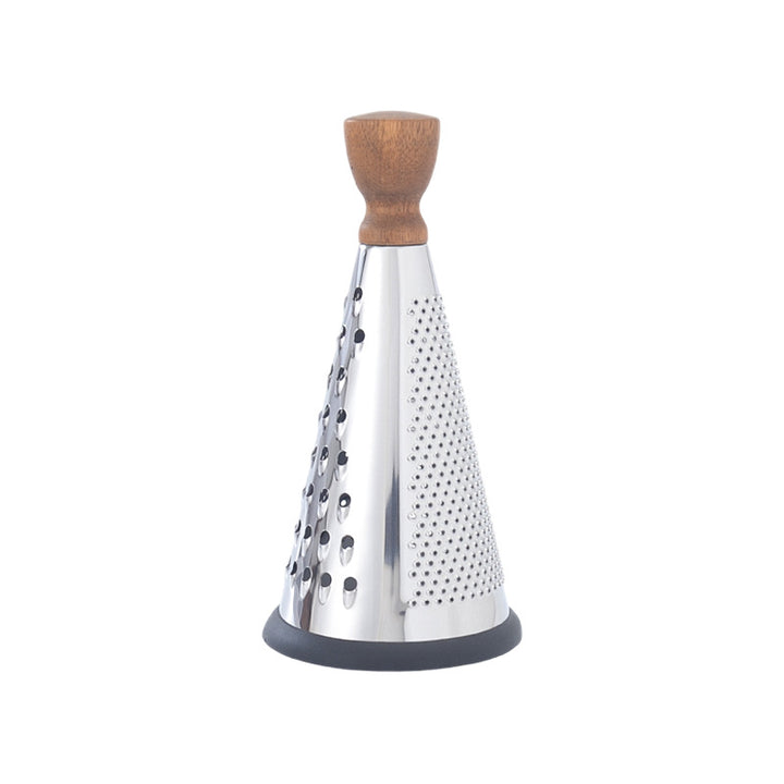Ergonomic stainless steel kitchen grater with non-slip handle Stornfield