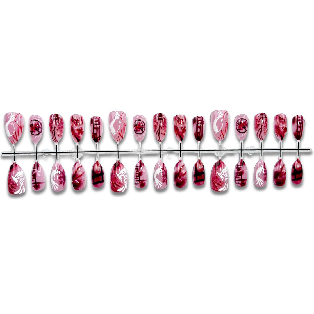 Artistic Themed Press-On Nail Set 1790745551