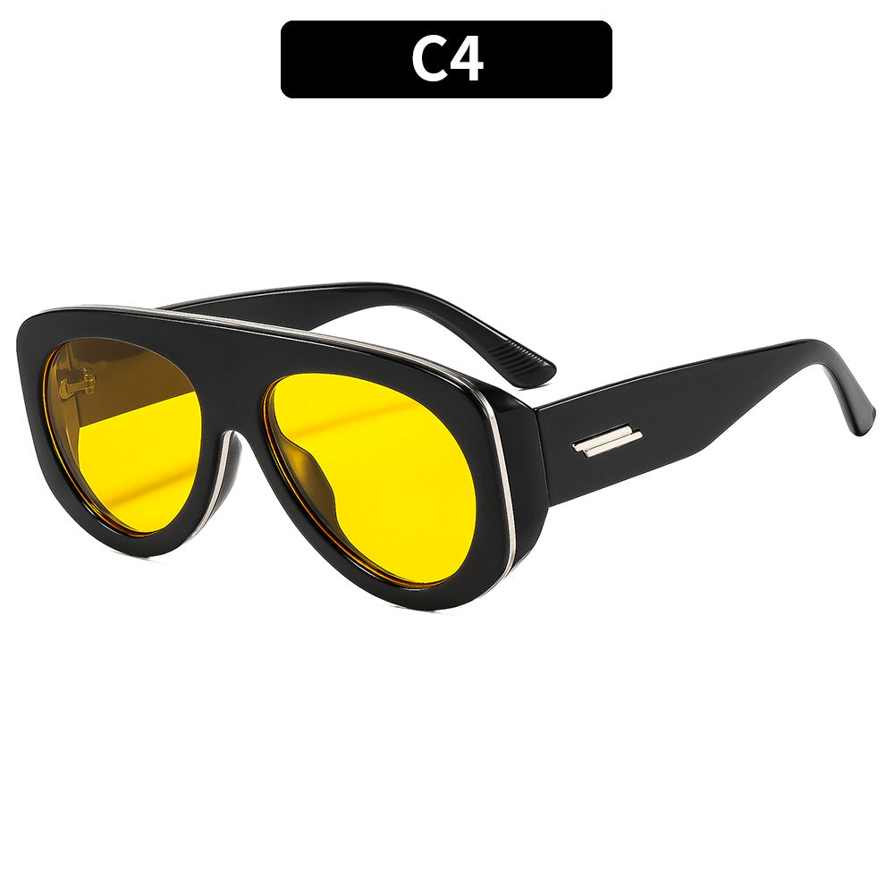 High-Performance Angular Frame Sunglasses
