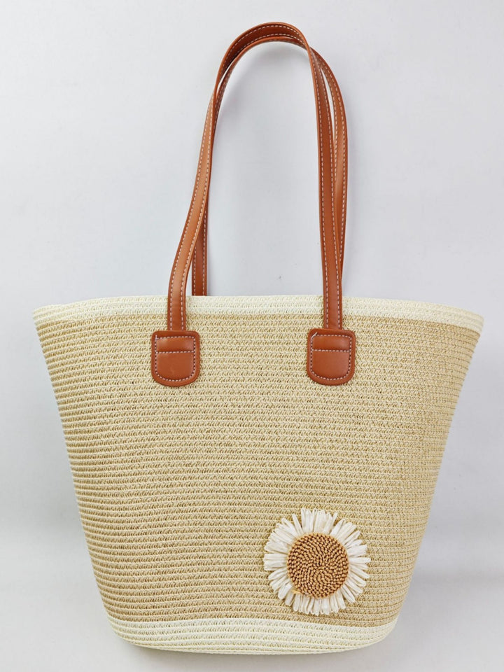 Beach bag with floral accents Stornfield