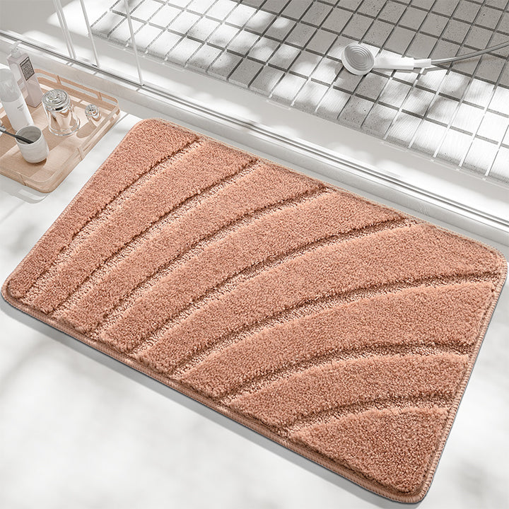 Plush Contoured Bath Mat