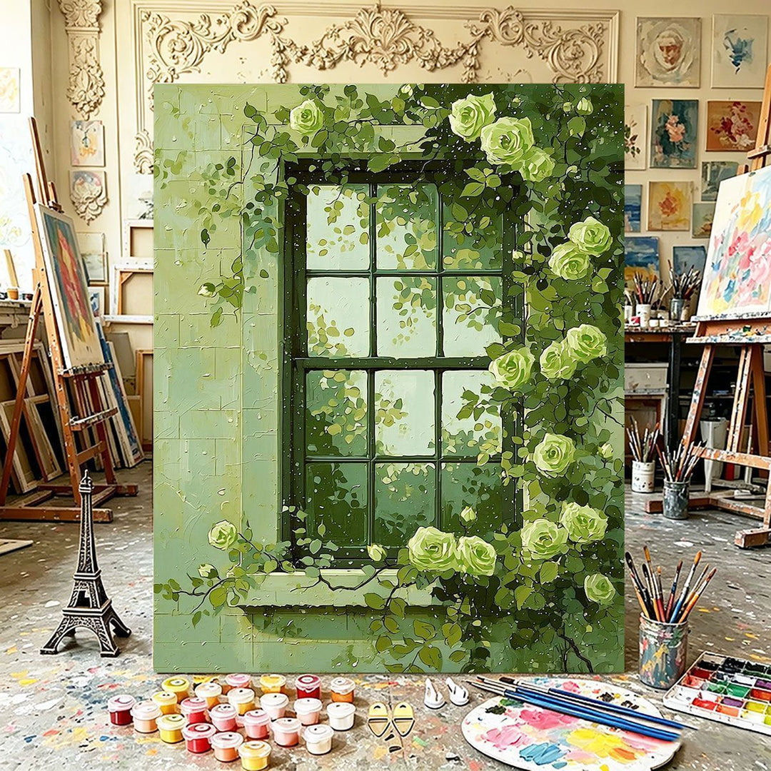 Botanical Window Canvas Art Stornfield