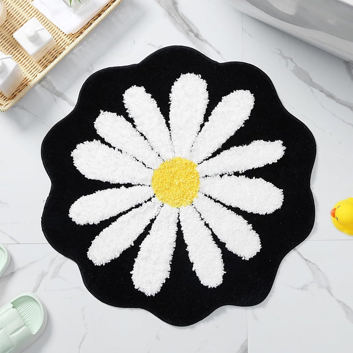 Decorative Daisy-Shaped Bath Mat