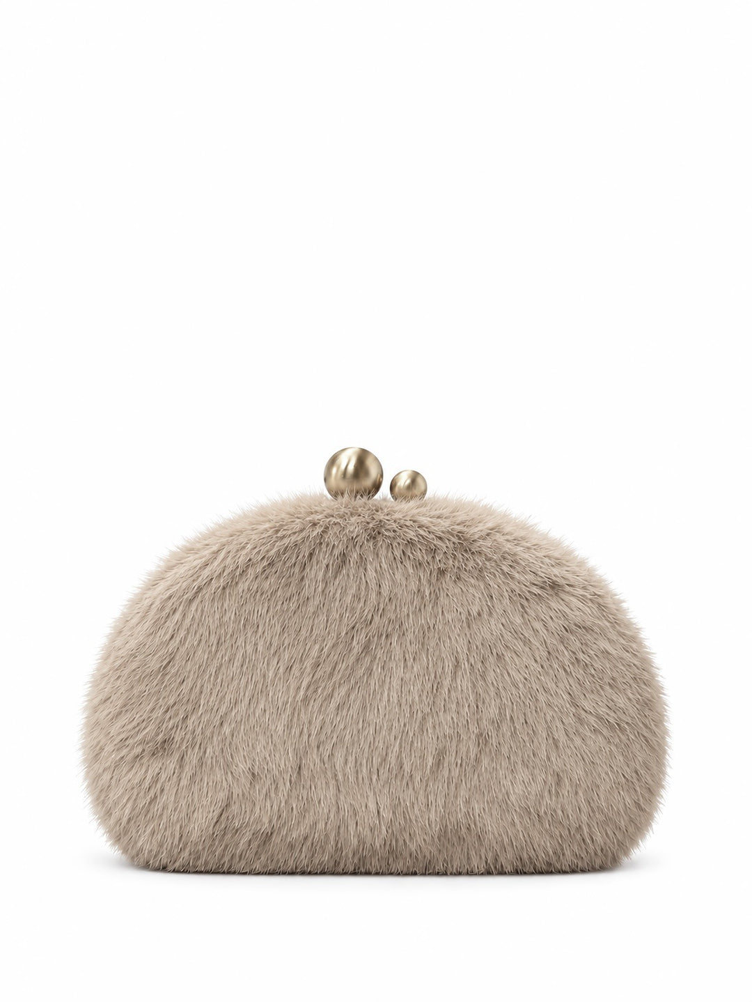 Plush Faux Fur Clutch