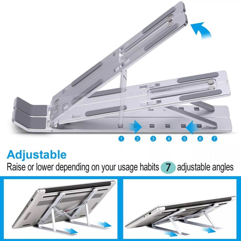Unisex Height Adjustable Laptop Stand with Stable Construction Stornfield