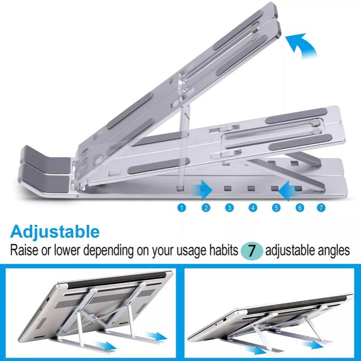 Unisex Height Adjustable Laptop Stand with Stable Construction Stornfield