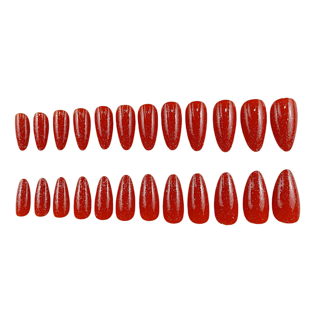 Glittering Stiletto Nail Extensions Stornfield