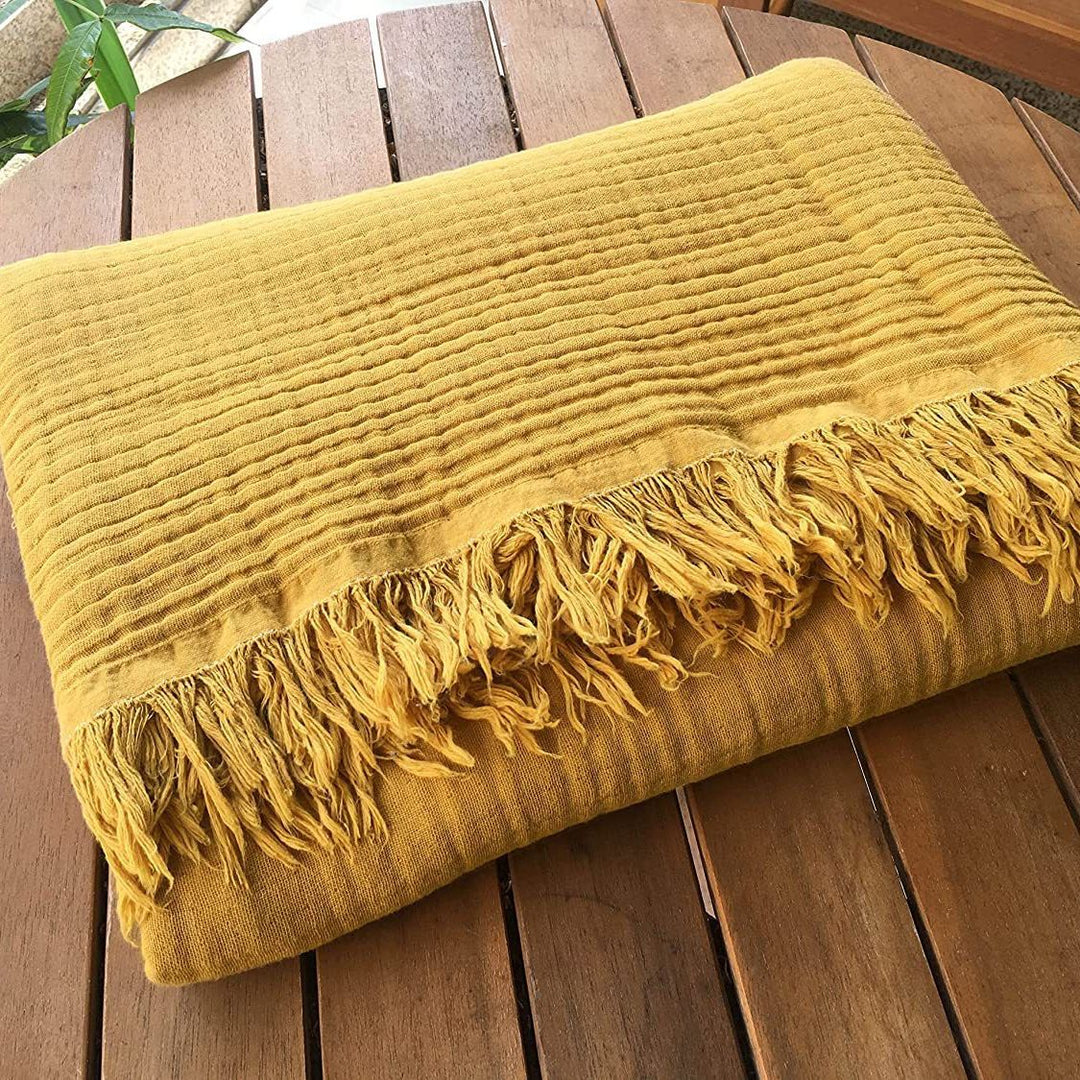 Luxurious Cotton Throw Blanket Stornfield