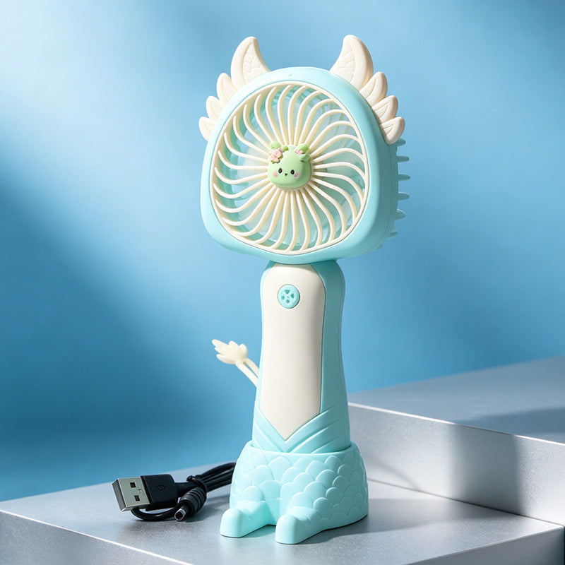Ladies Portable Mini Handheld Fan with Cat Ears Stornfield