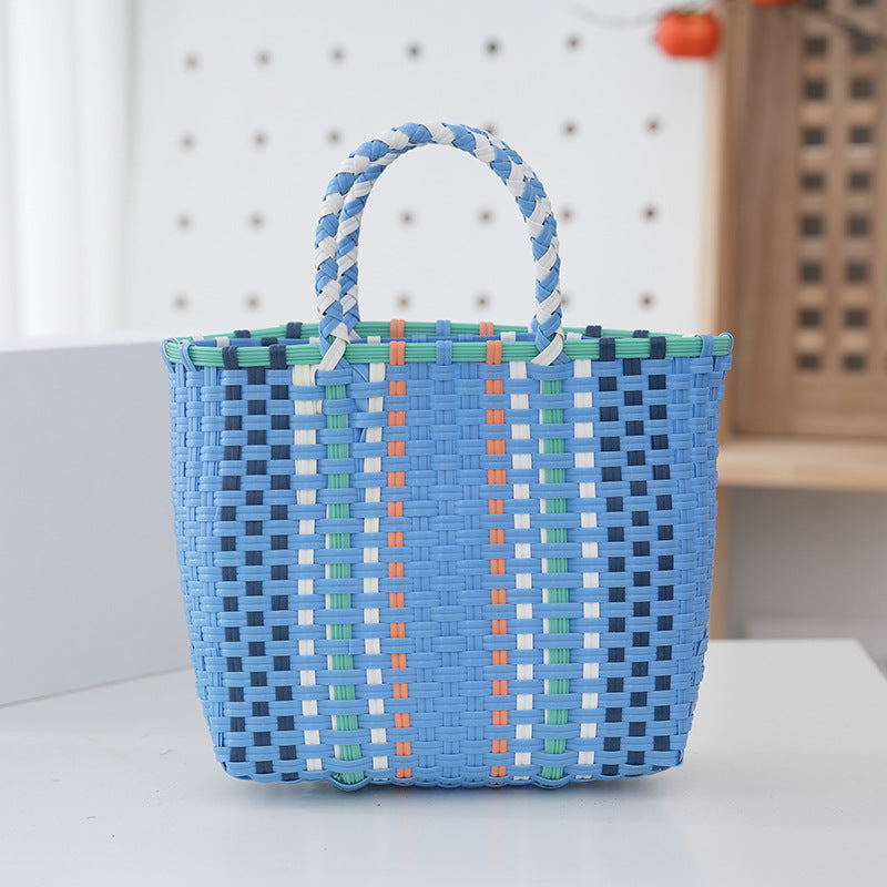 Handbag Made of Durable Plastic Fabric with Braided Design Stornfield