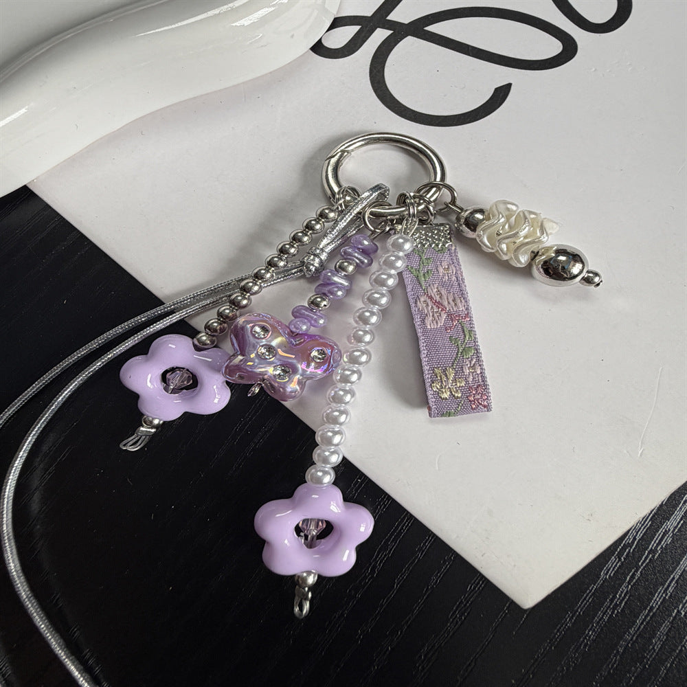 Decorative Flower Charm Keychain Stornfield 1790135187