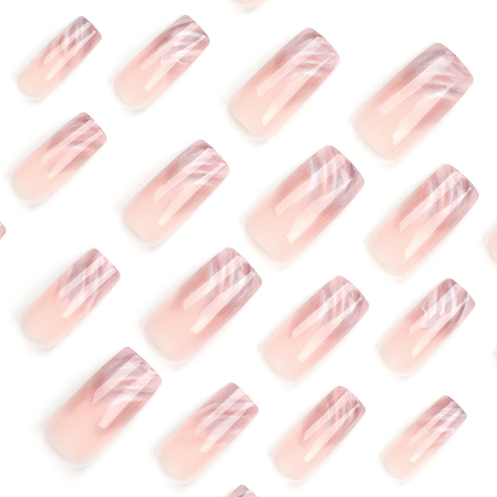 Artistic Acrylic Nails with Elegant Shine Stornfield