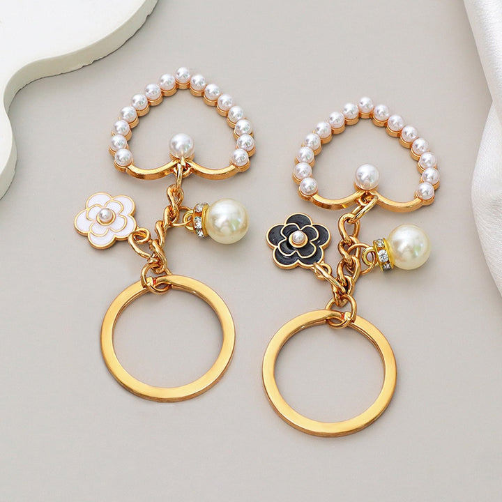 Keychain with heart and flower motif Stornfield
