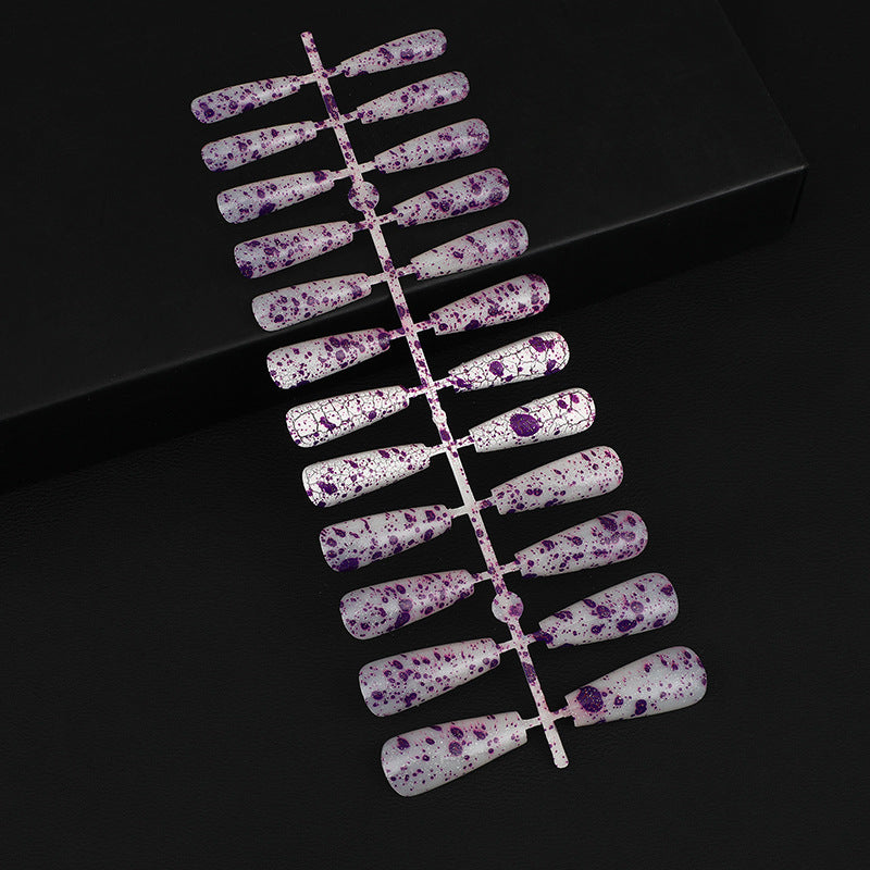 Artificial nails with delicate floral design Stornfield