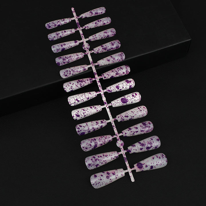 Artificial nails with delicate floral design Stornfield