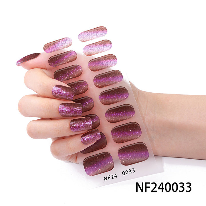 Sparkling Glossy Nail Wraps