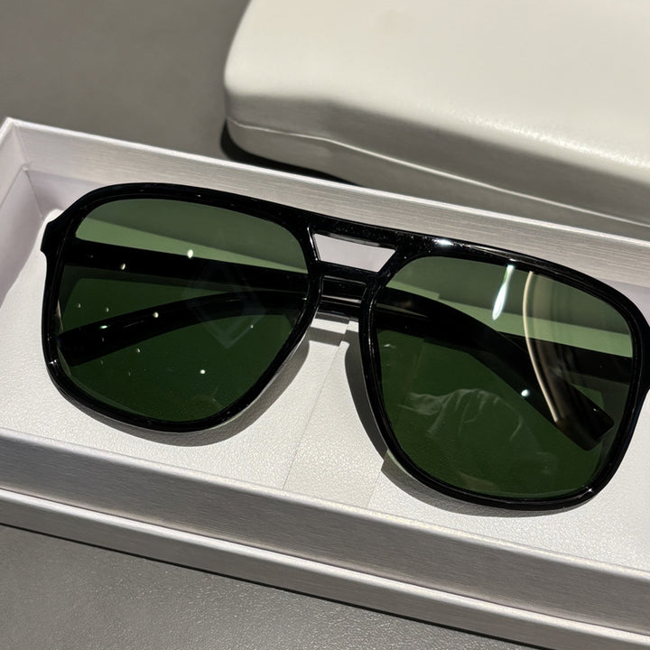 Premium Oversized Angular Frame Sunglasses Stornfield