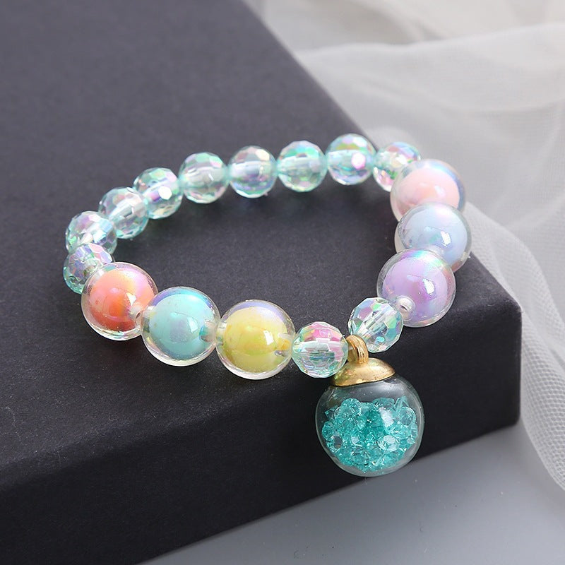 Bracelet Made of Colorful Glass Beads Stornfield