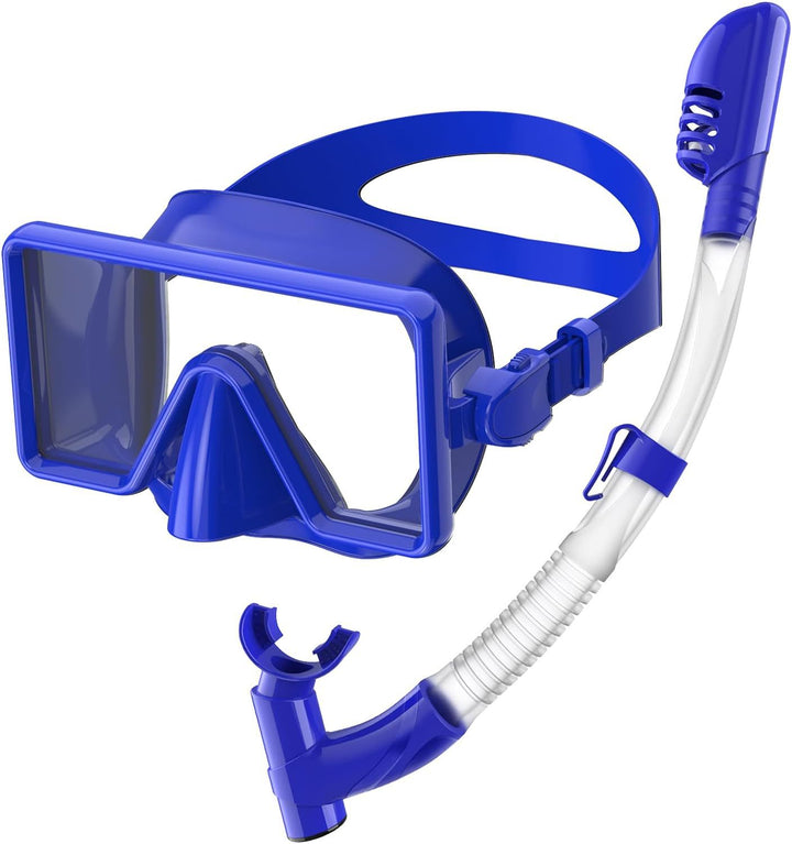 High-quality diving mask with wide field of vision and flexible snorkel Stornfield