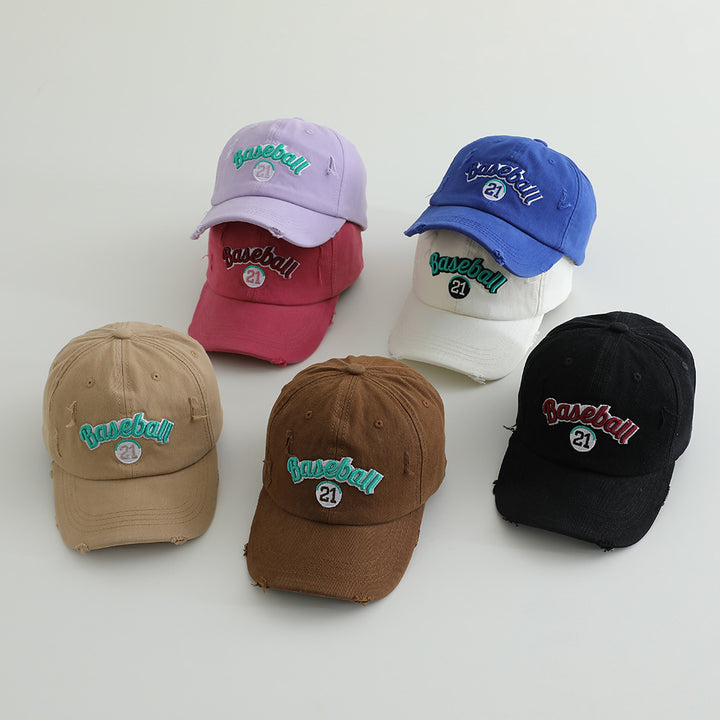 Men's Distressed Cotton Baseball Cap Stornfield