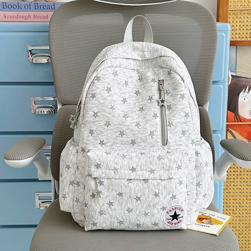 Star-Embellished Casual Backpack Stornfield