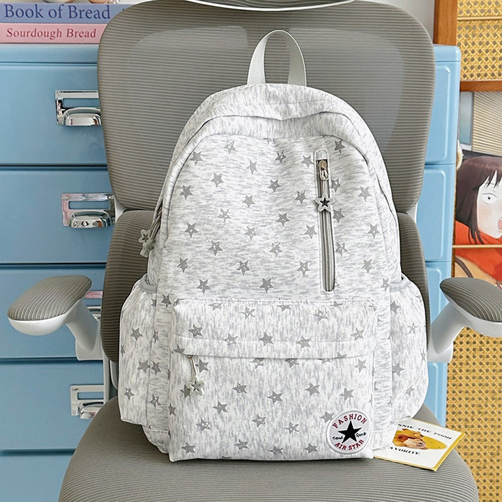 Star-Embellished Casual Backpack Stornfield