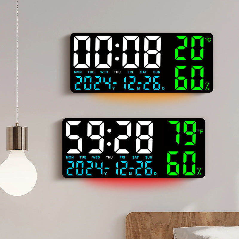 Digital multifunction alarm clock with large LED display Stornfield
