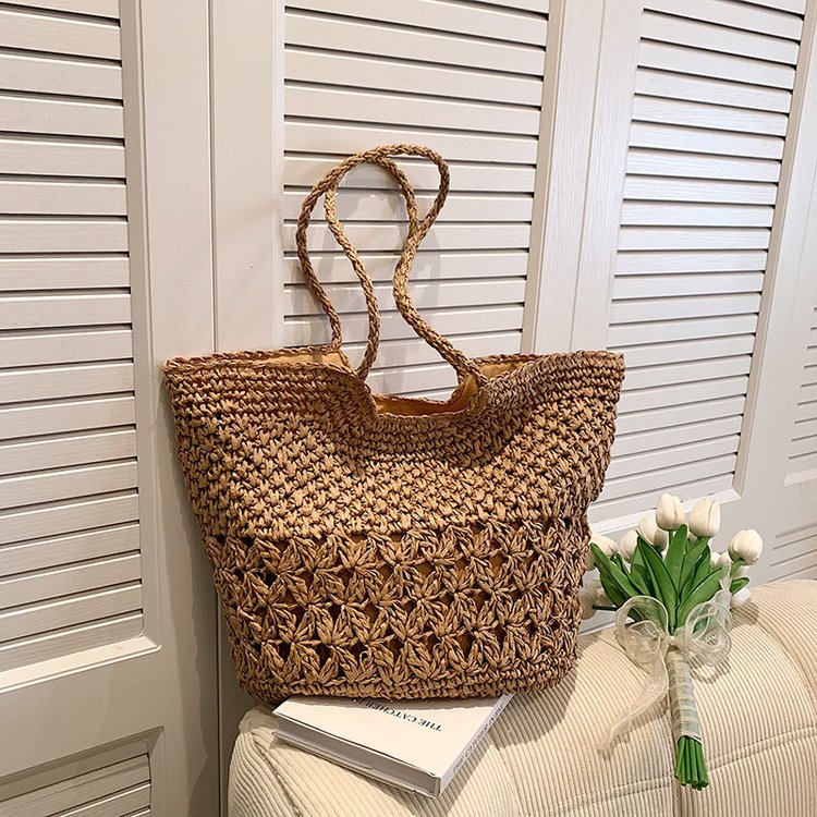 Vintage-Made Rattan Tote Bag Stornfield