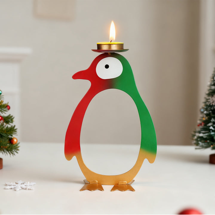 Decorative Penguin Candle Holder