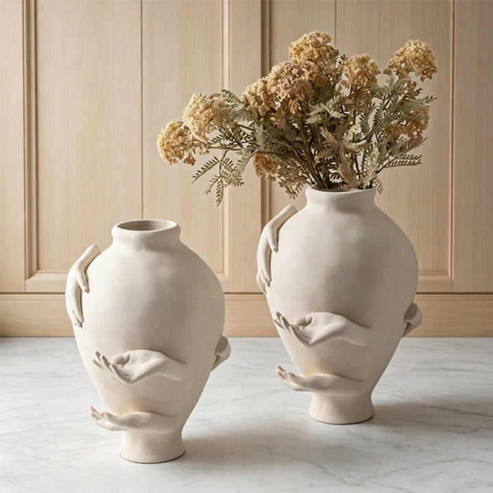 Artistic Ceramic Decorative Vessel