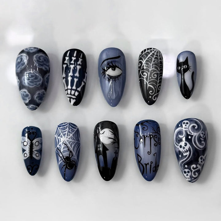 Artificial nail set with creative designs Stornfield