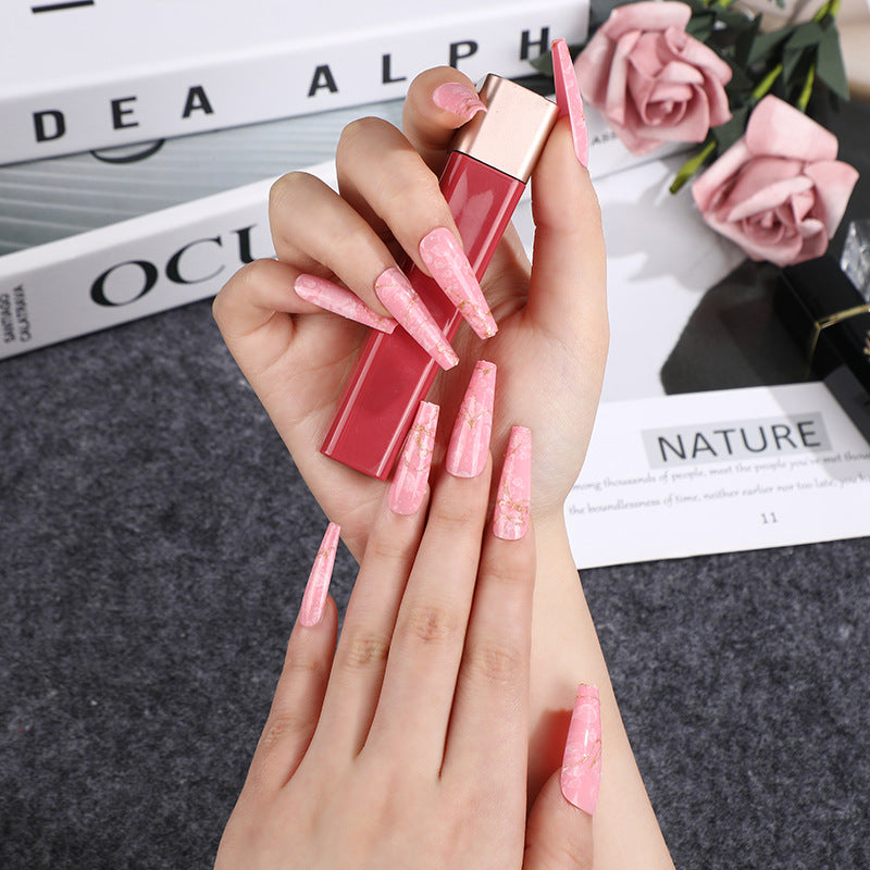 Artificial nails in elegant geometric design Stornfield