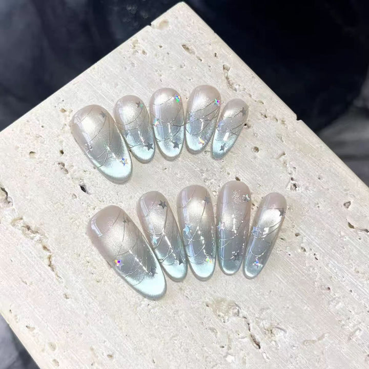Premium Glitter Press-On Nail Tips Stornfield