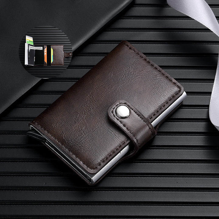 Minimalist Leather RFID Blocking Wallet