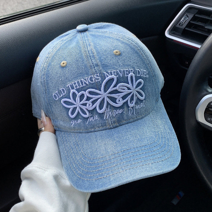 Women's Embroidered Denim Cap Stornfield