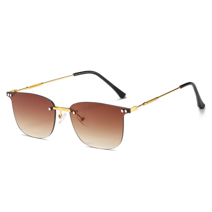 Ladies stylish geometric sunglasses with modern glass elements Stornfield