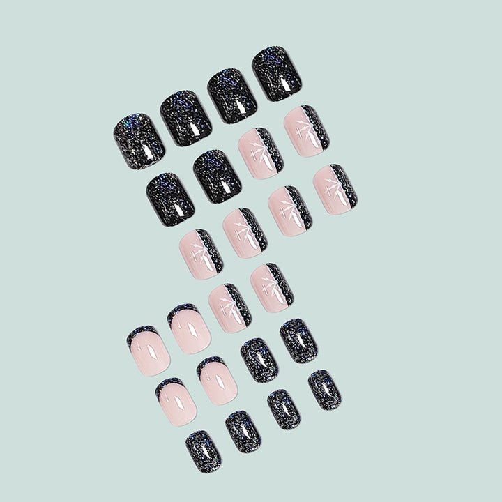 Glamorous nail art with festive accents Stornfield