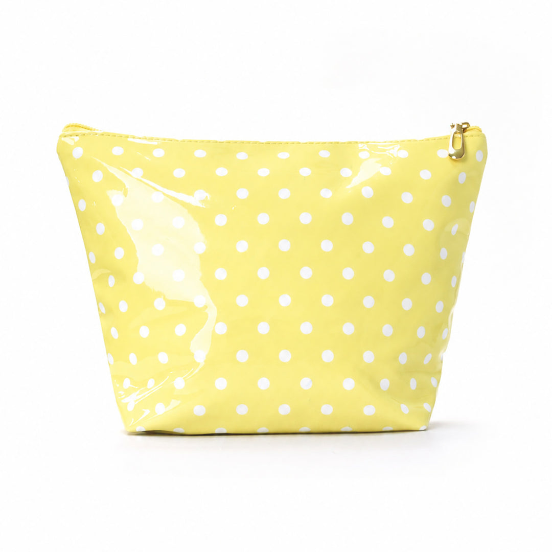 Water-repellent cosmetic bag with polka dot design Stornfield