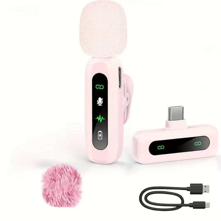 Wireless Lavalier Microphone with High-Sensitivity Audio Recording Stornfield