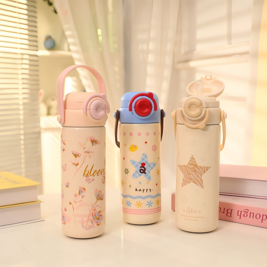 Ladies Insulated Drinking Bottle in Cheerful Strawberry Design Stornfield