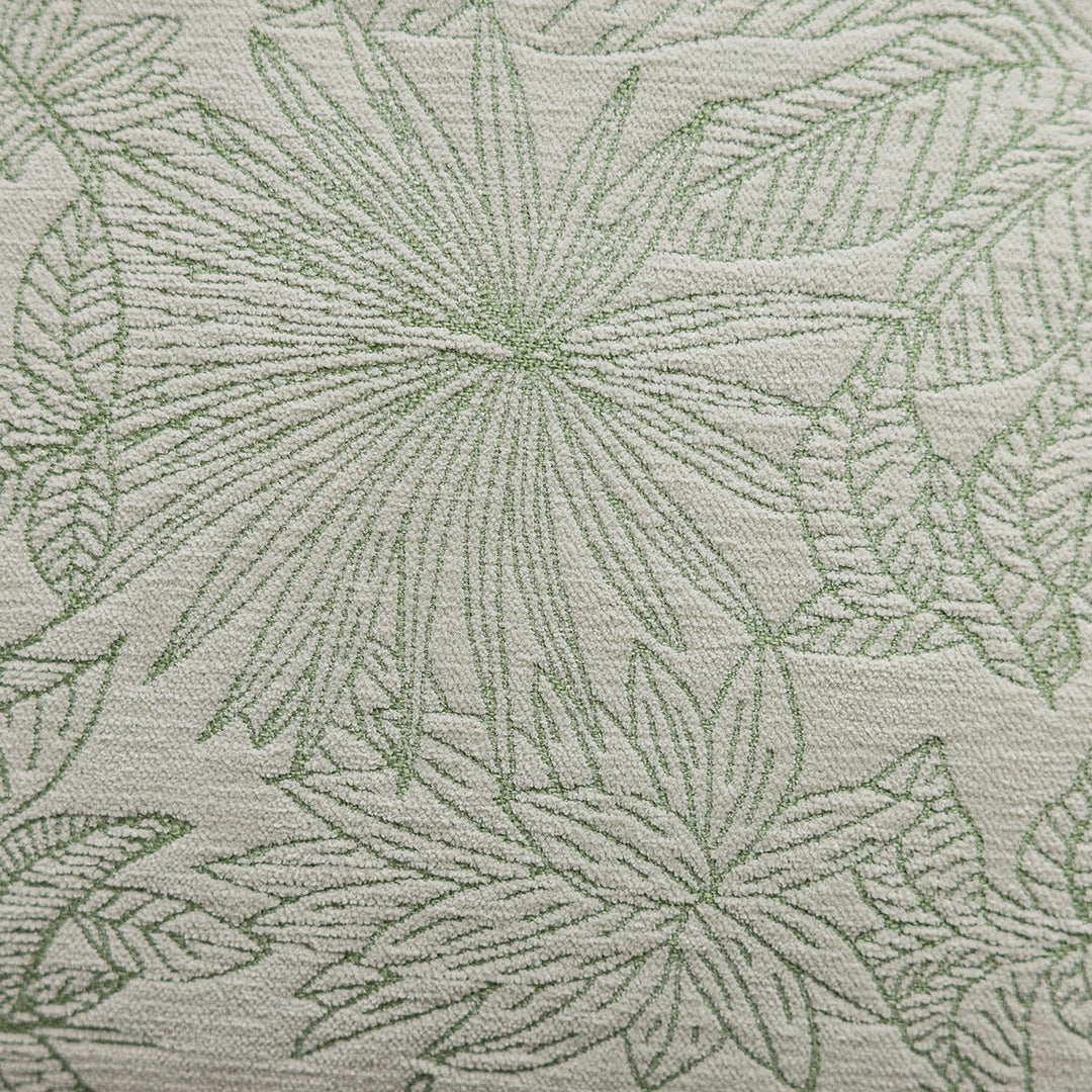 Floral decorative cushion with high-quality fabric cover
