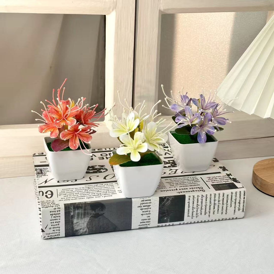 Lifelike Floral Centerpiece for Indoor Home Decor