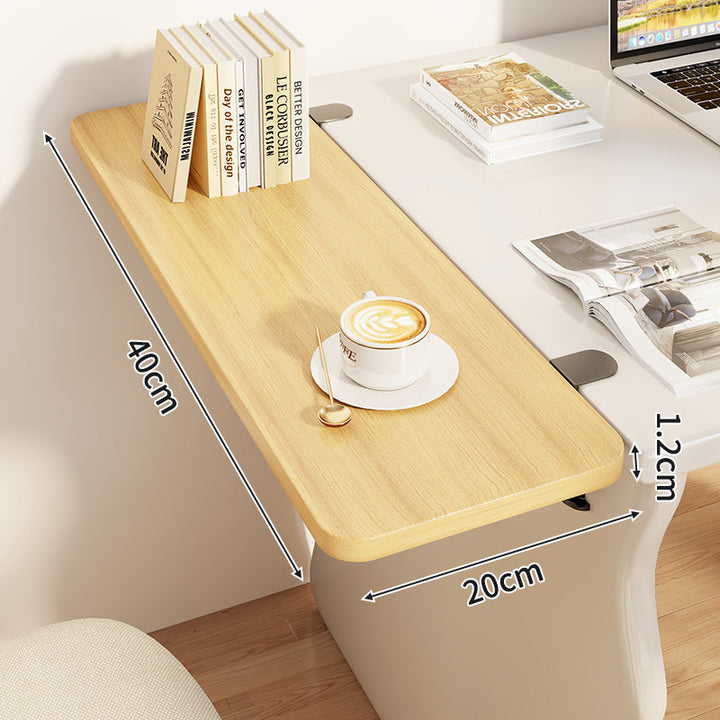 Compact Wall-Mounted Foldable Clamp-On Desk Shelf