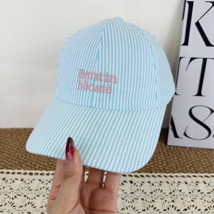Women's Striped Embroidered Baseball Cap Stornfield