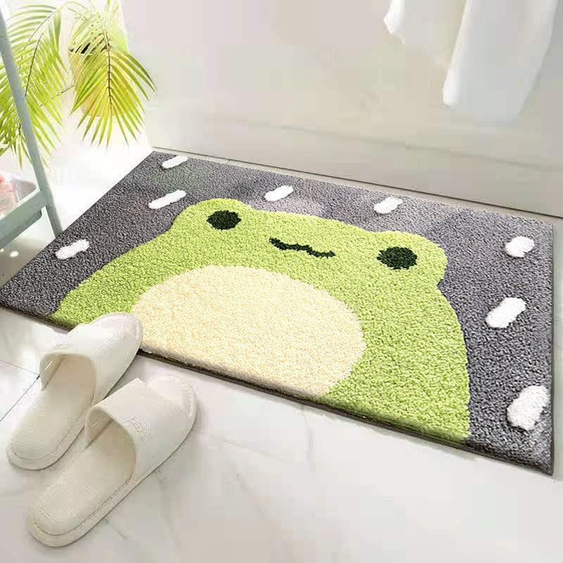 Coastal Waves Shaped Bath Mat