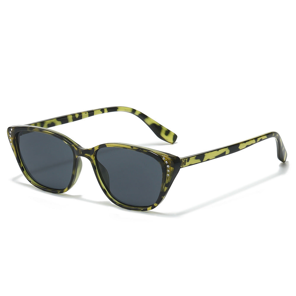 Statement Cat-Eye Sunglasses with Rhinestone Accents Stornfield
