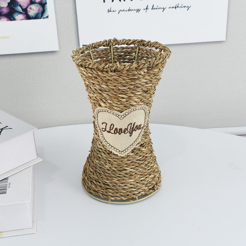 Handcrafted Natural Woven Storage Basket Stornfield