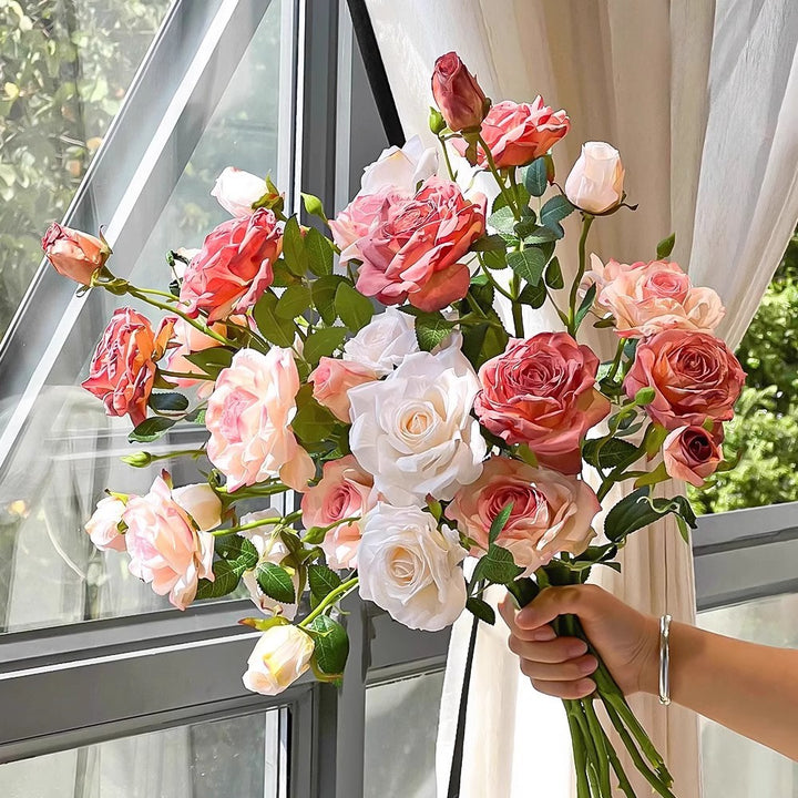Realistic Faux Rose Stem