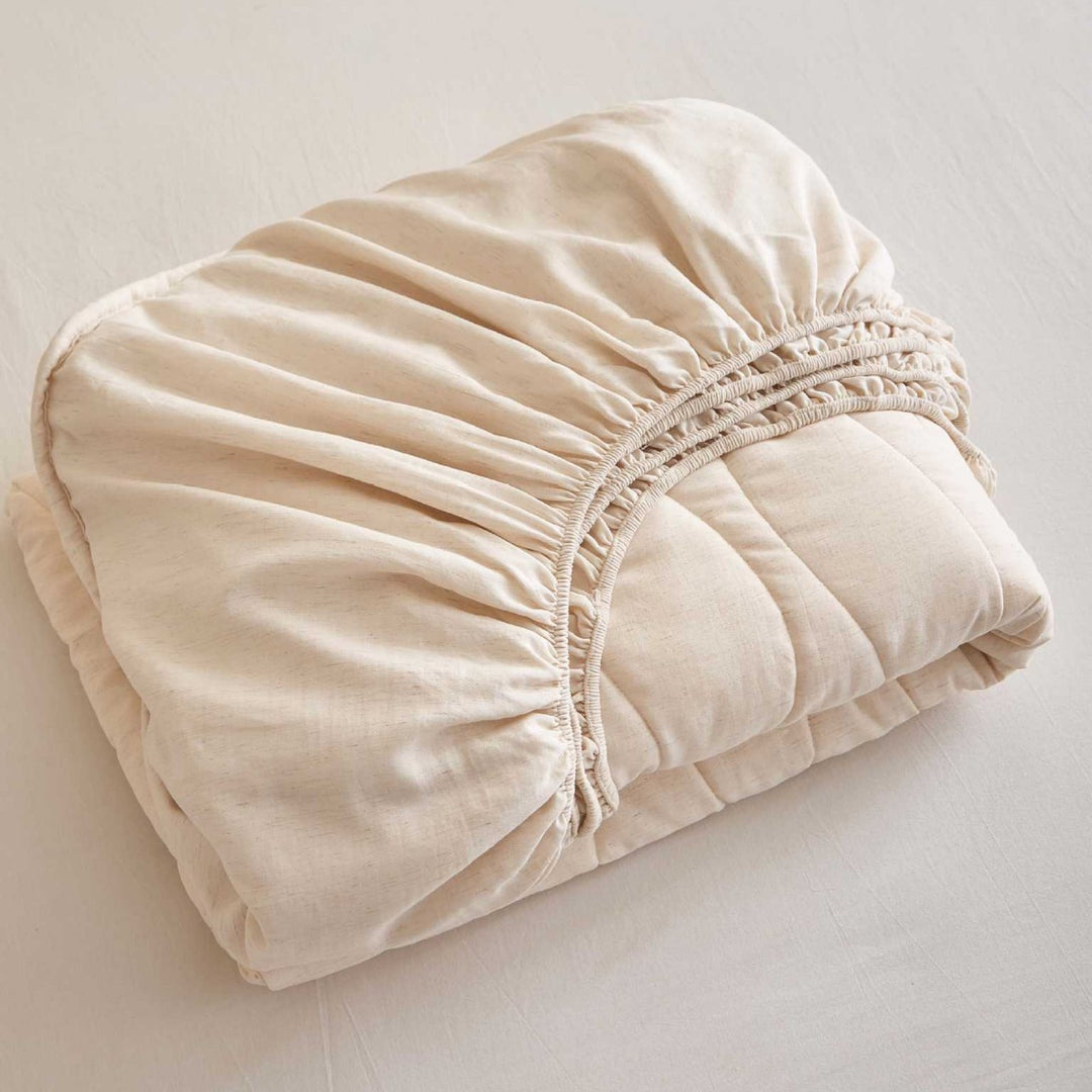 Quilted Breathable Mattress Topper with Hypoallergenic Cotton Cover