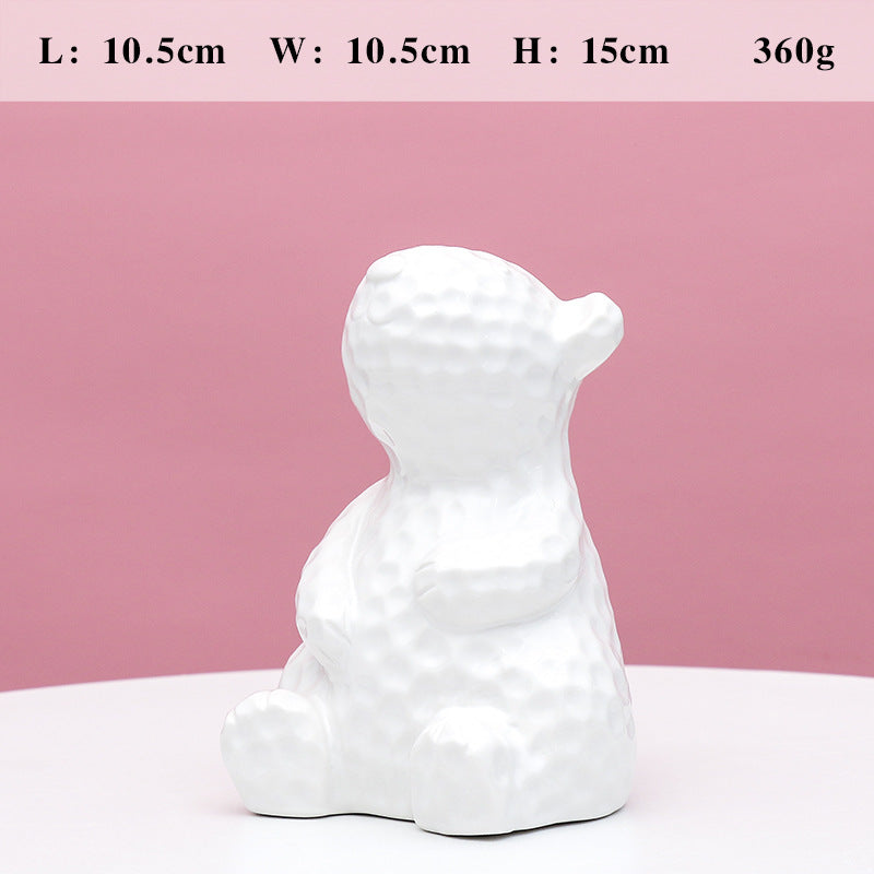 Decorative Ceramic Bear Figurine Stornfeild
